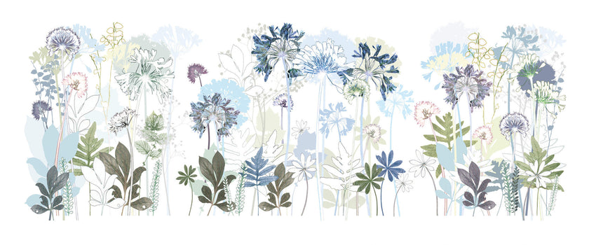 Agapanthus Ramble Print