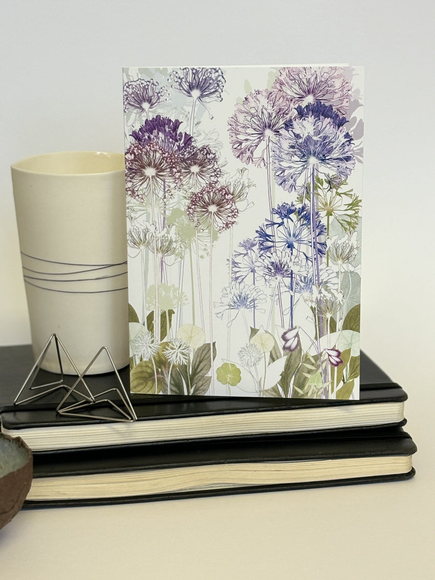 Alliums Greetings Card