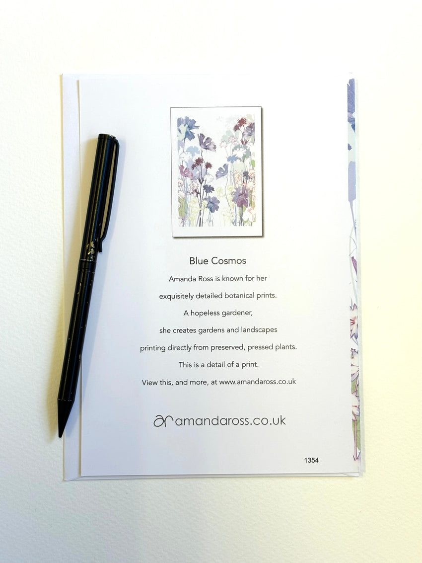 Blue Cosmos Card