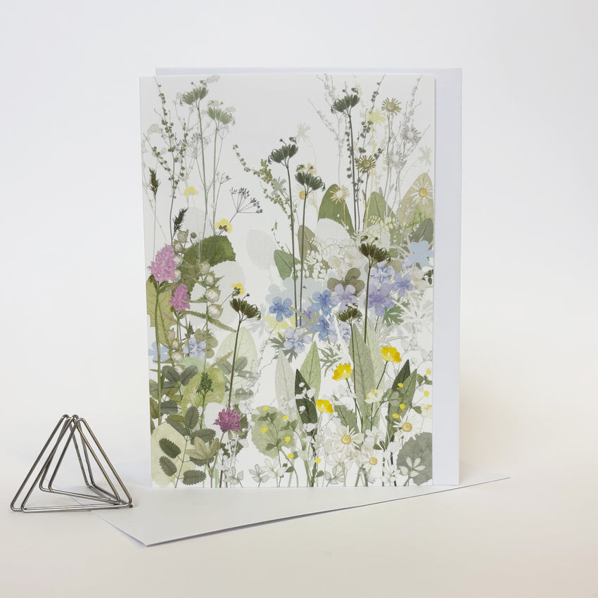 Cranesbill and Cowslips Card