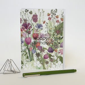 Happy Birthday Tulips Card