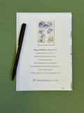 Happy Birthday, Agapanthus Card