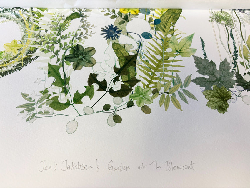 Jens Jakobsen's Garden at the Blewcoat, Sample Print