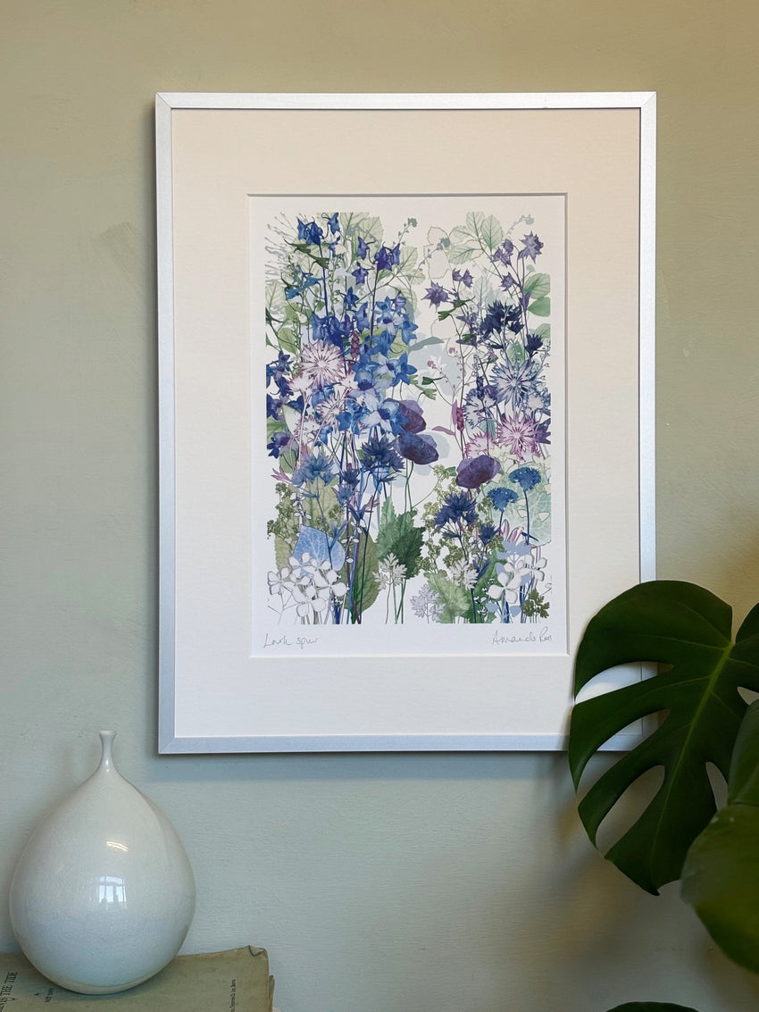 Larkspur Print