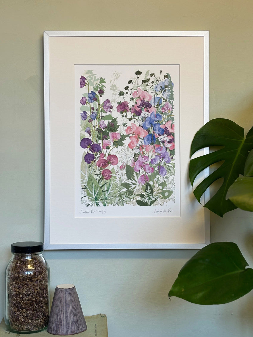 Sweet Pea Tangle Print