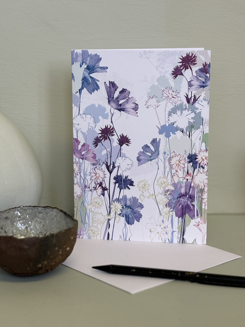 Blue Cosmos Card