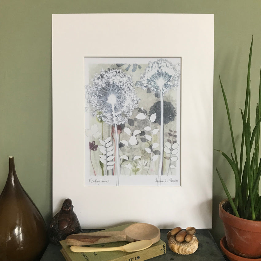 Floating Leaves, 30 x 40