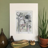 Four Cinquefoil Leaves, 30 x 40