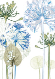 Agapanthus Forest 'Post it On' Card