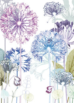 Agapanthus Trail Greetings Card