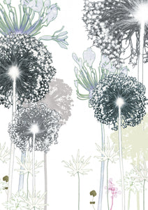 Allium Garden 'Post it On' Card