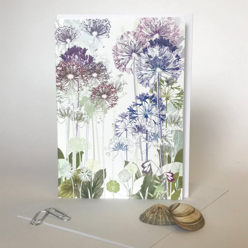 Alliums Greetings Card