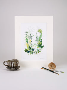Blewcoat Vines Print