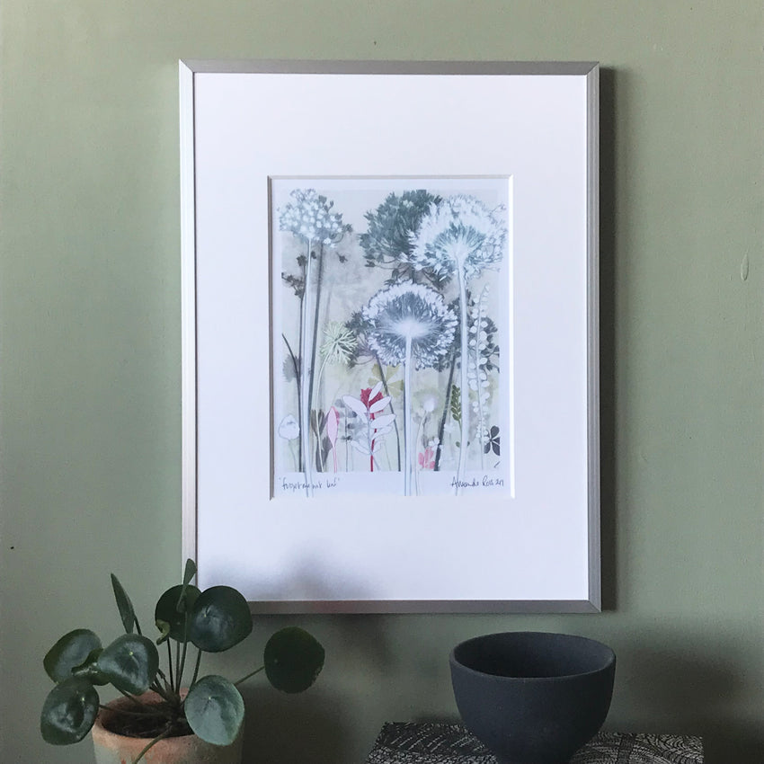 Forgetmenot leaf, 30 x 40