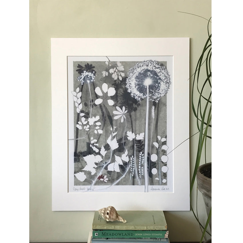 Grey Forest Study Original Print 40 x 50