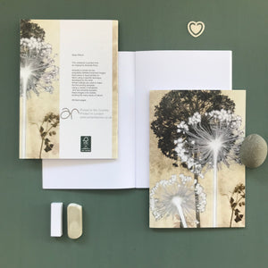 Grey Allium Notebook