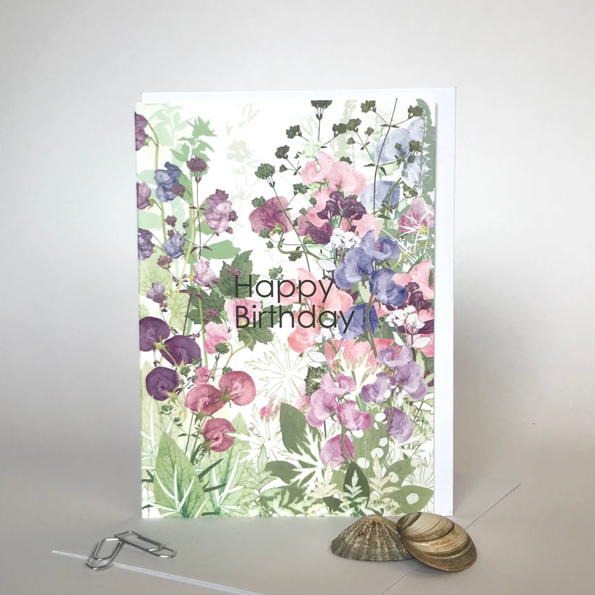 Happy Birthday Sweet Pea Card