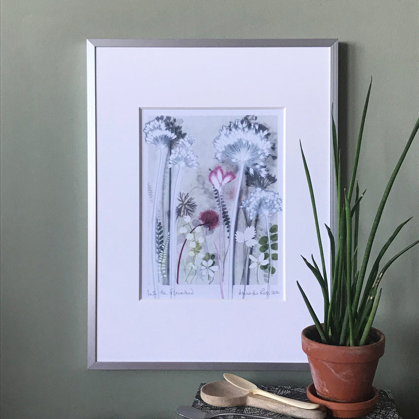 Into The Flowerbed, 30 x 40