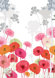 'Post it On' Poppy Field Card