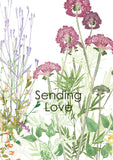 Sending Love Greetings Card