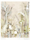 Sepia Fern Jungle Original Print