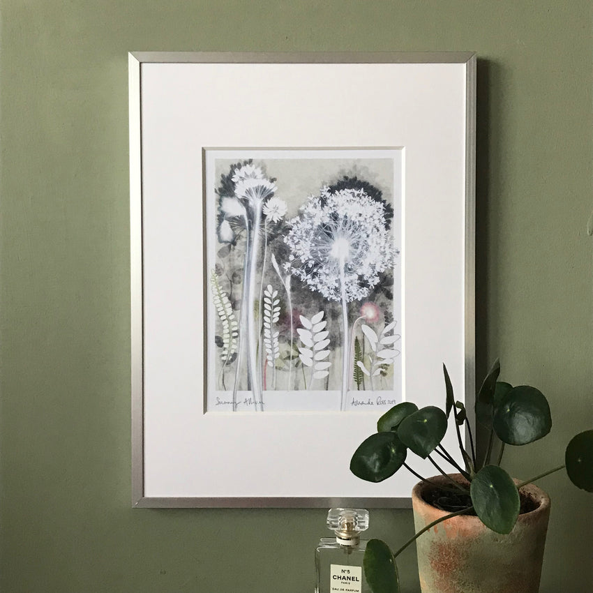 Sunny Allium, 30 x 40