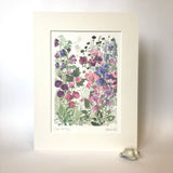 Sweet Pea Tangle Print