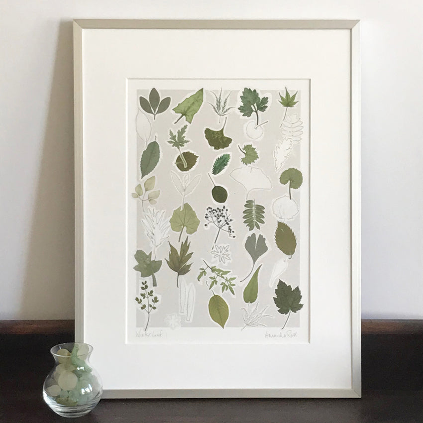 Winter Leaf Print 1