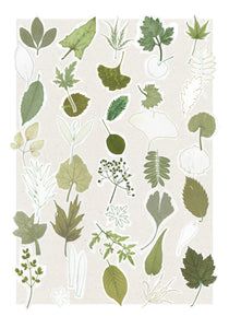 Winter Leaf Print 1