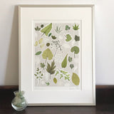 Winter leaf Print 2