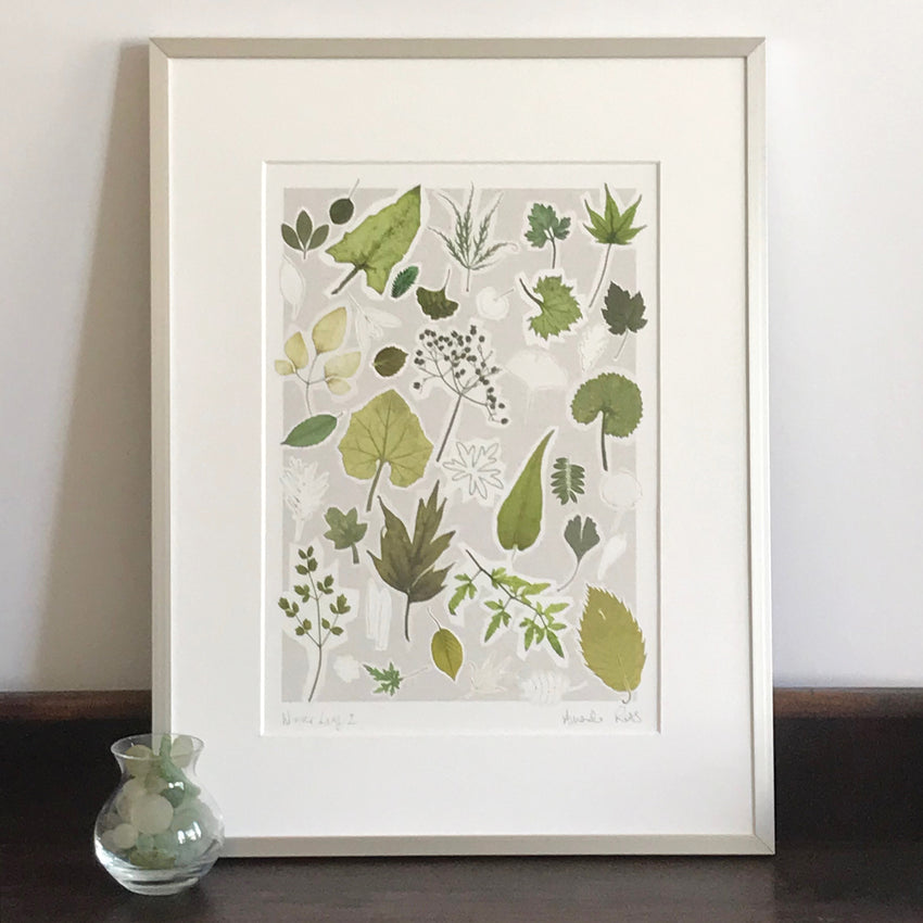 Winter leaf Print 2