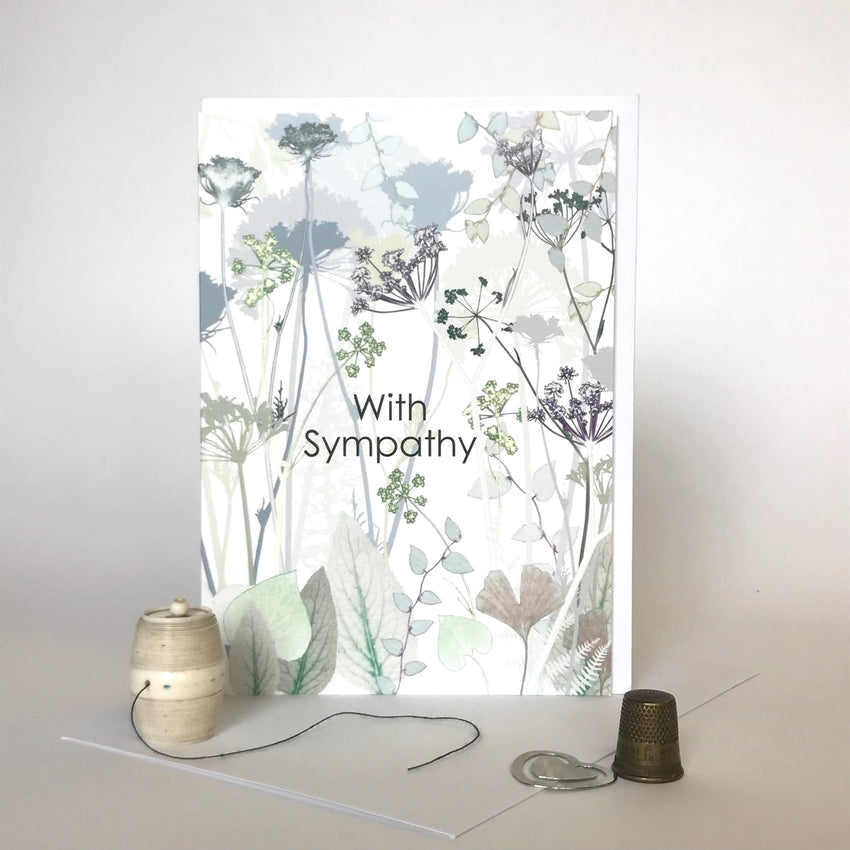 With Sympathy Greetings Card