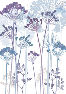 Agapanthus ' Card to Bookmark